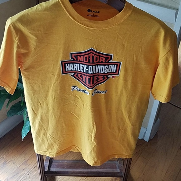 Lg Med Harley Davidson Tee Shirt Punta Cana 100% C - Picture 6 of 8